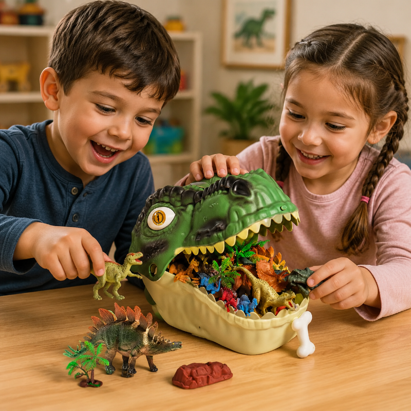 DinoWorld – Creative & Realistic – Dino Head Play Set