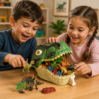 Thumbnail for DinoWorld – Creative & Realistic – Dino Head Play Set