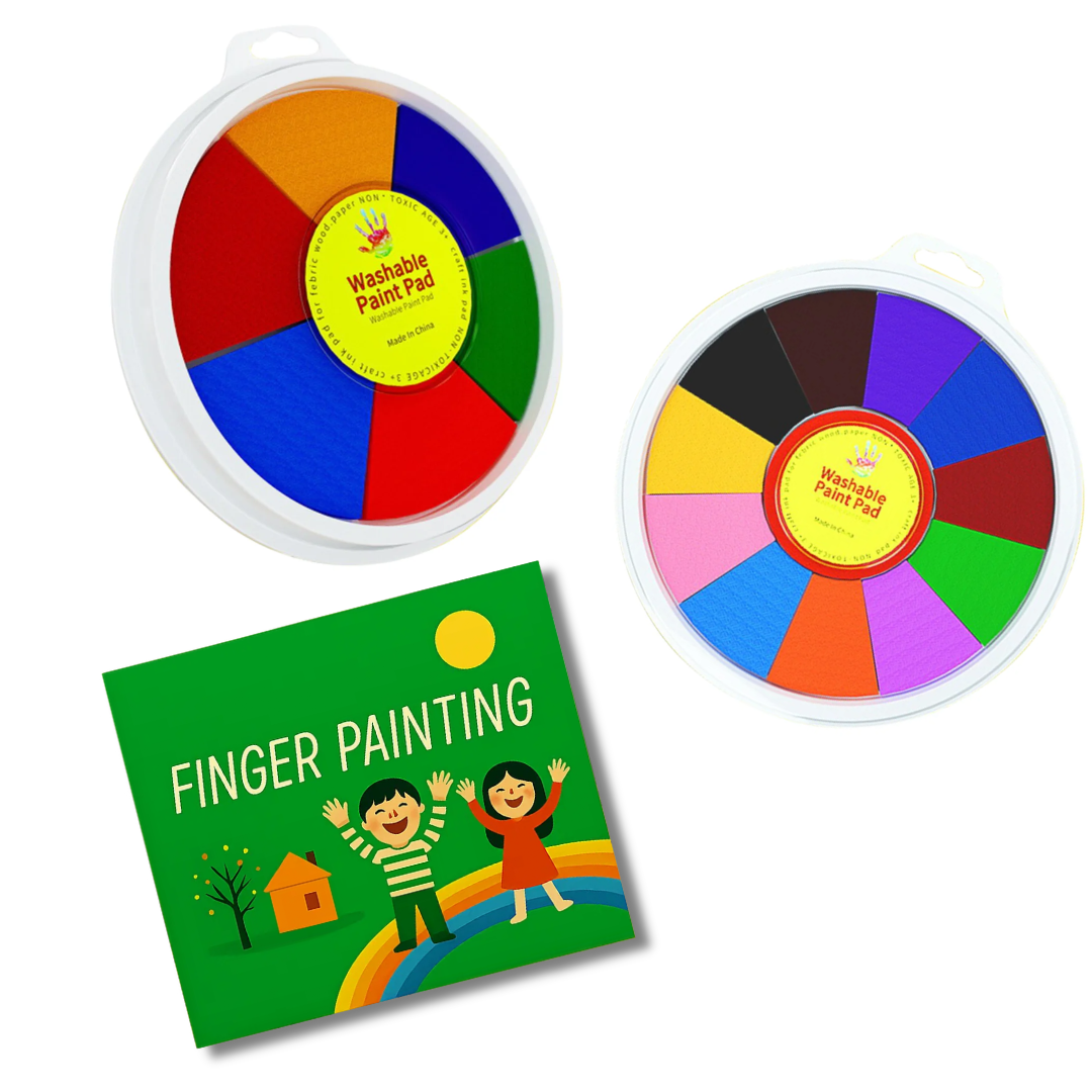 Paint Wheel™ - Paint with finger paints - Painting set for children