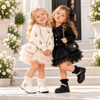 Thumbnail for PearlCharm – Elegant & Cute – Children's Ankle Boots with Pearl Details