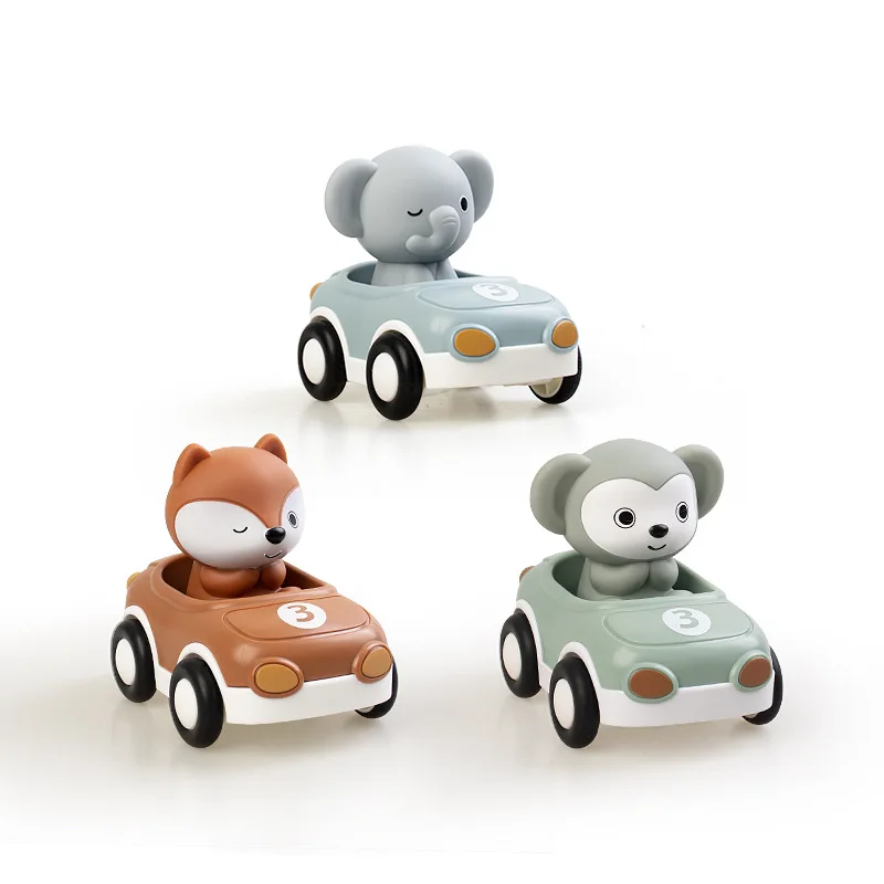AnimalRide – Playful & Cute – Silicone Animal Cars (3-Pack)