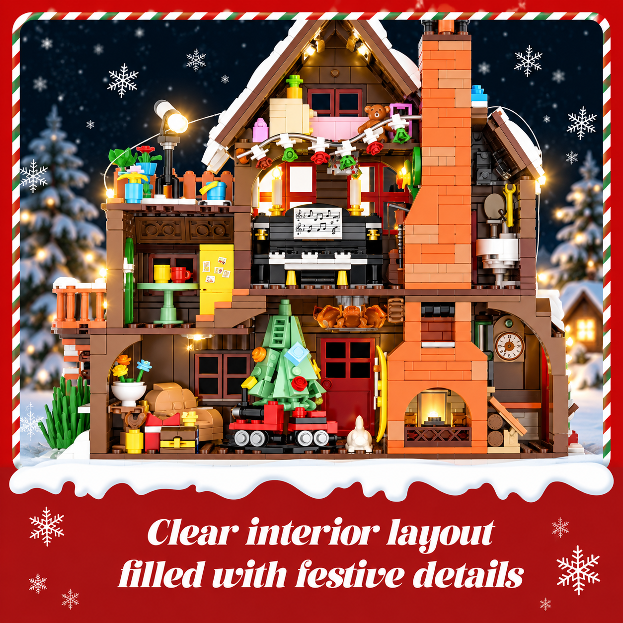 ChristmasHome – Festive & Creative – Christmas House Building Set