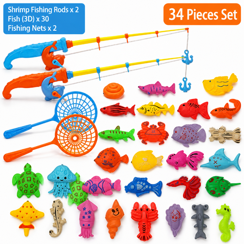 Fishing Game – Learning & Discovery - Magnetic Fish Game