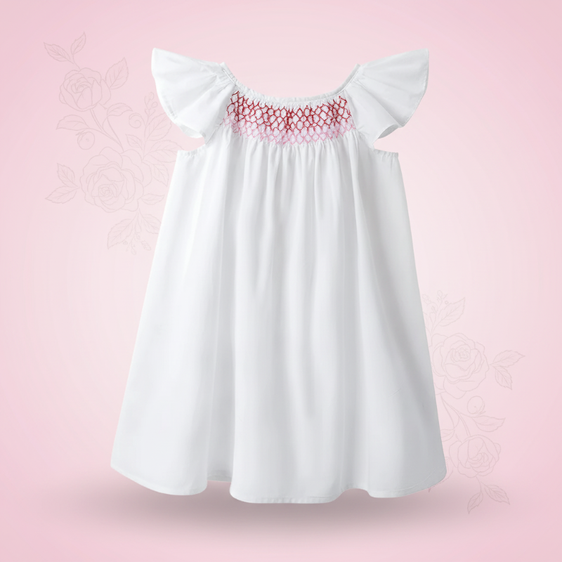 Floral Dress – Light & Airy – Girls' Flutter-Sleeve Dress