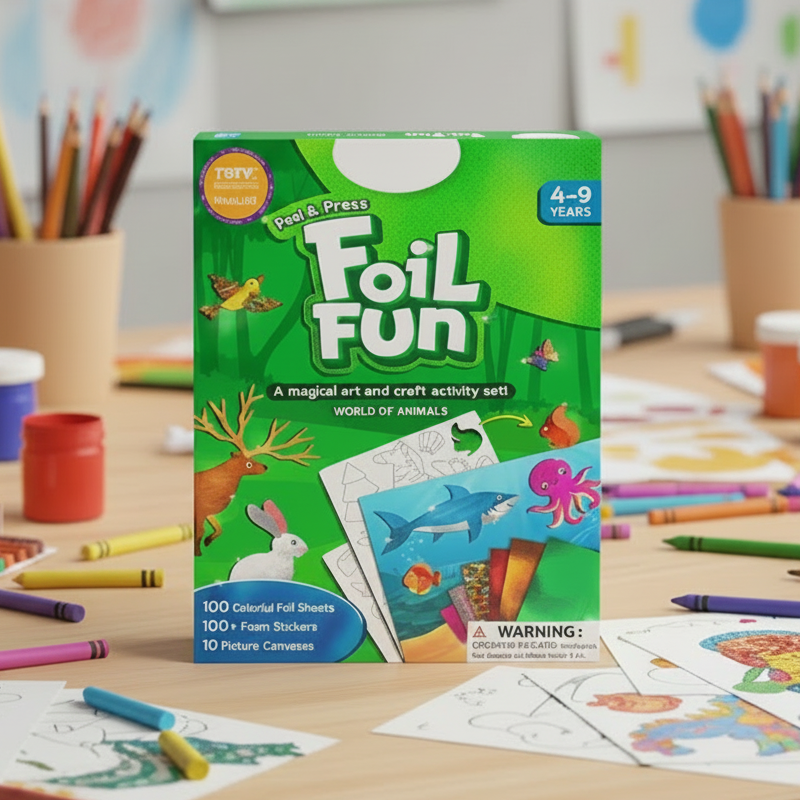 FoilMagic – Playful & Creative – Foil Sticker Art Set