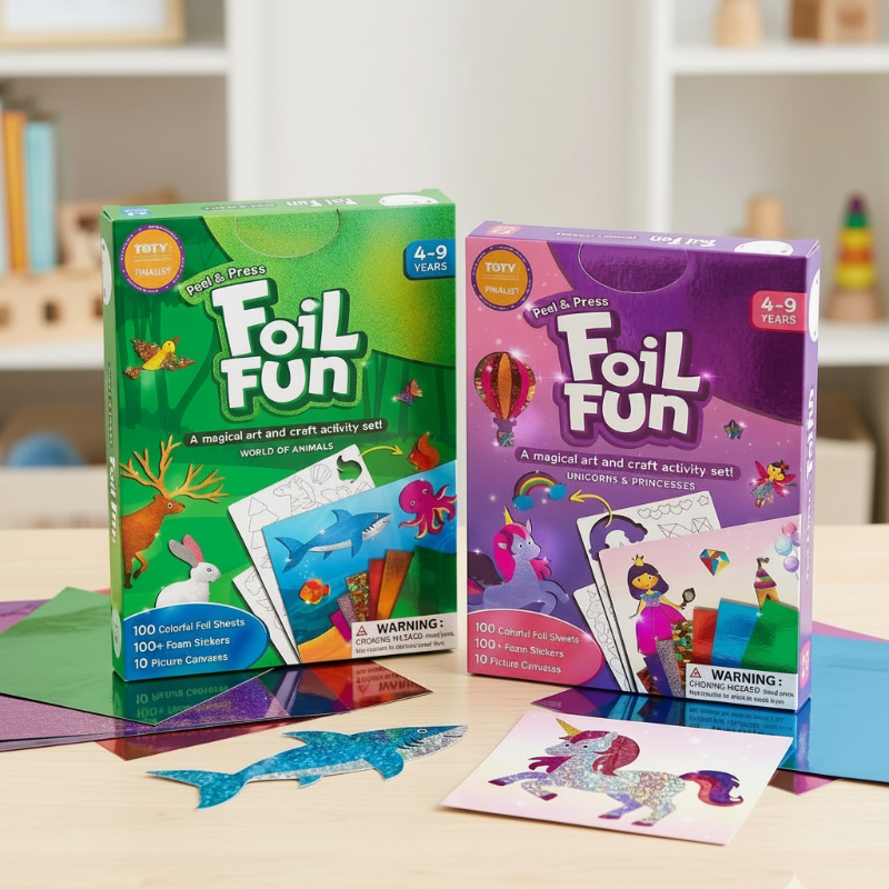 FoilMagic – Playful & Creative – Foil Sticker Art Set