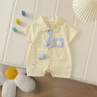 Thumbnail for KiddoStyle – Cute & Soft – Kids' Jumpsuit with Bow Tie and Patch