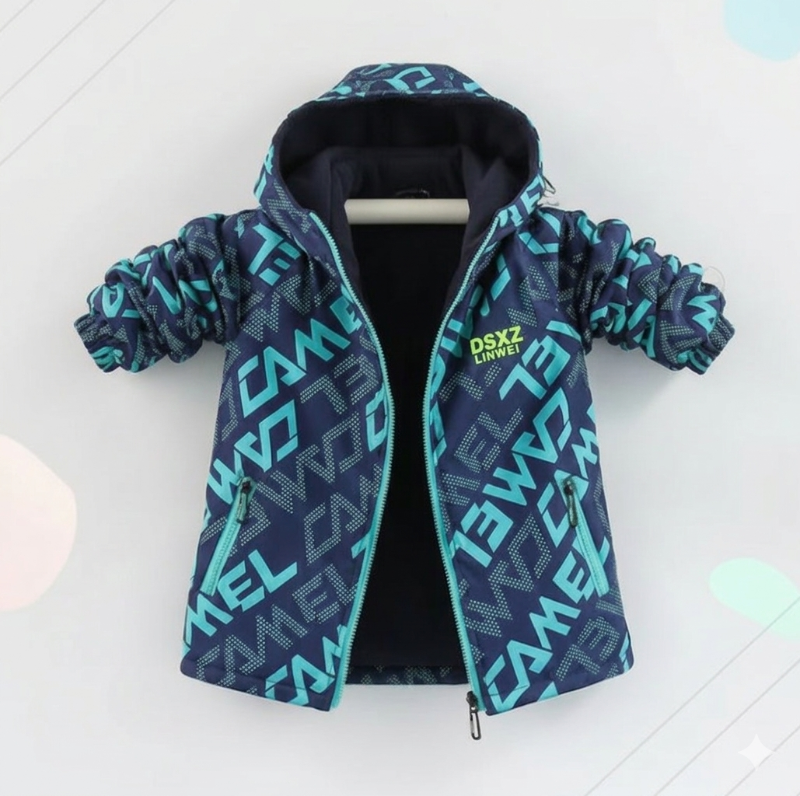 Reversible Kids' Jacket – Waterproof & Windproof – Lightweight Jacket