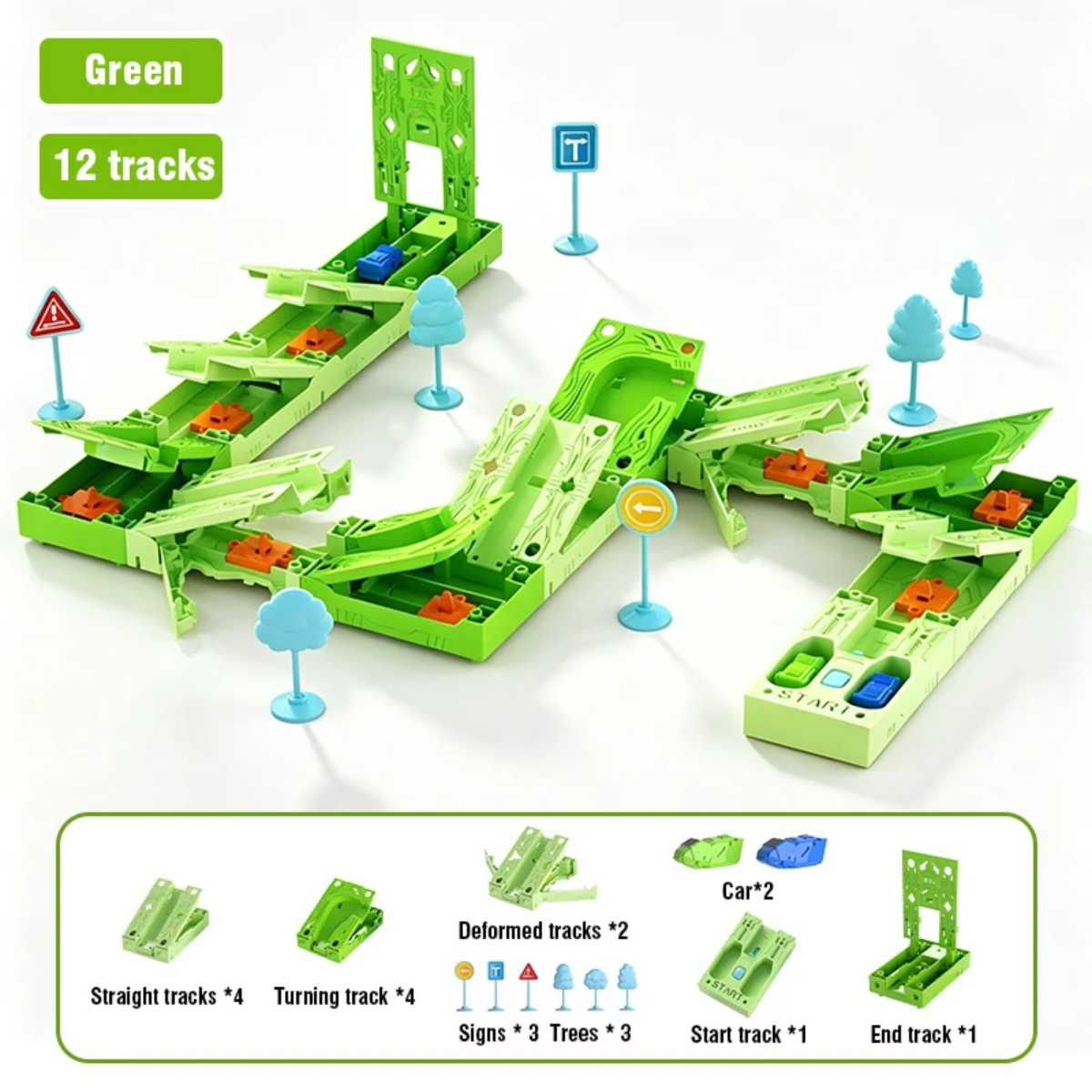GravityRacer – Educational & Fun – DIY Vehicle Track Set