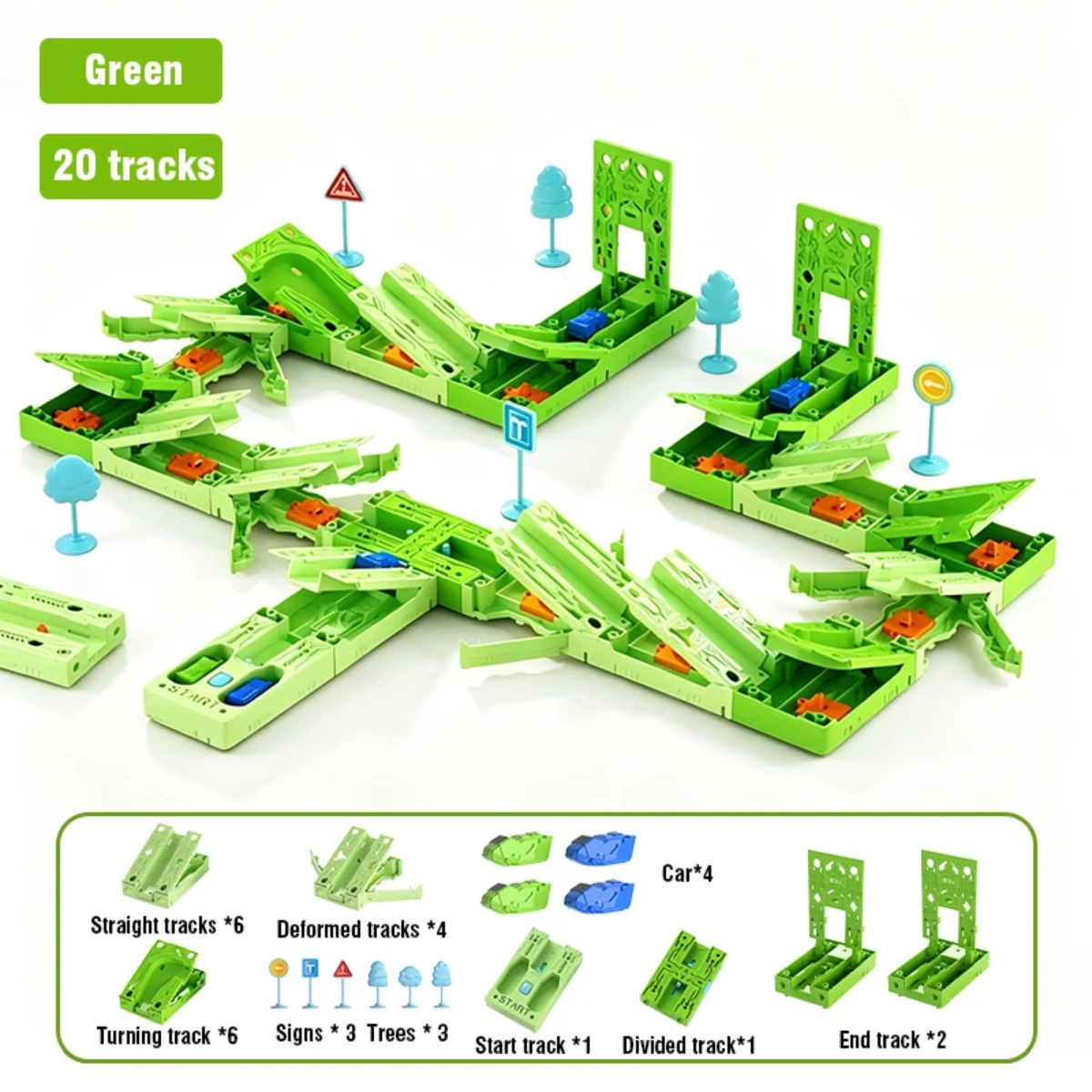 GravityRacer – Educational & Fun – DIY Vehicle Track Set