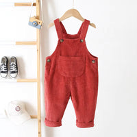 Thumbnail for TinyTrend – Comfortable and stylish – Ribbed fabric dungarees