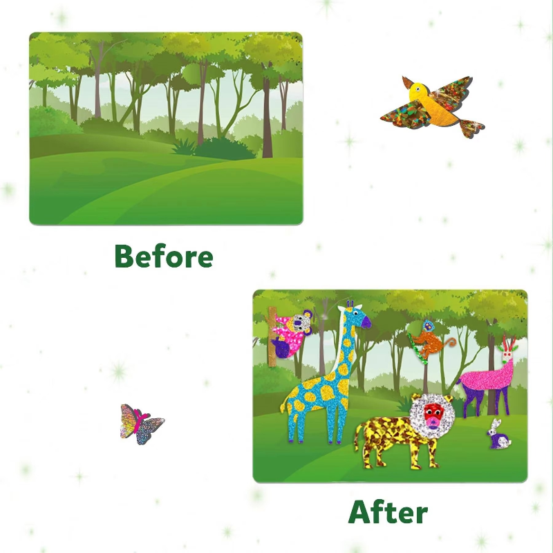 FoilMagic – Playful & Creative – Foil Sticker Art Set