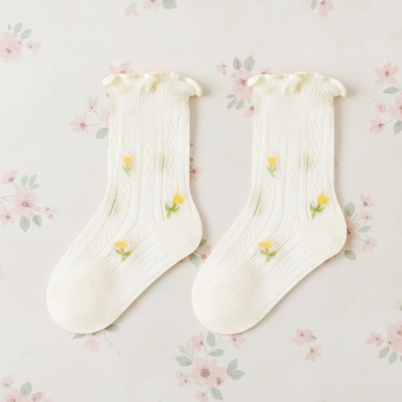 HappyToes – Colorful & Cute – Baby Socks (Set of 5)