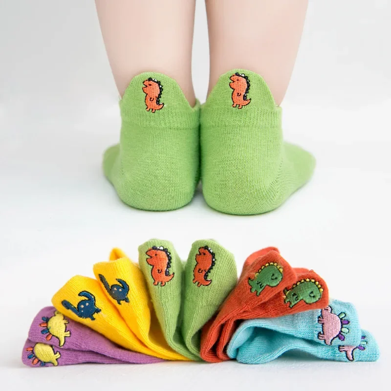 PlayfulToes – Colorful & Soft – Low-Cut Kids' Socks (Set of 5)