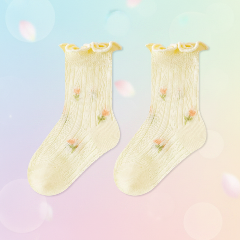 HappyToes – Colorful & Cute – Baby Socks (Set of 5)