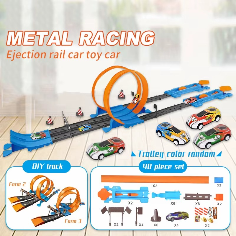 Double Race Track™ - Creative & Fun - Looping Race Track