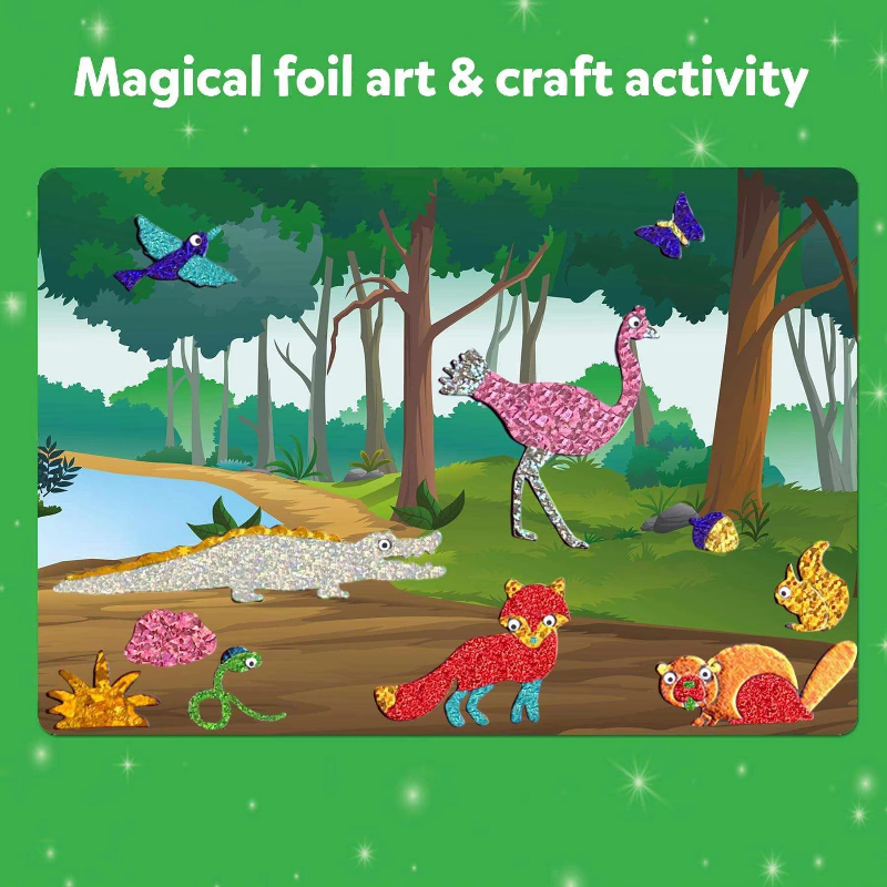 FoilMagic – Playful & Creative – Foil Sticker Art Set