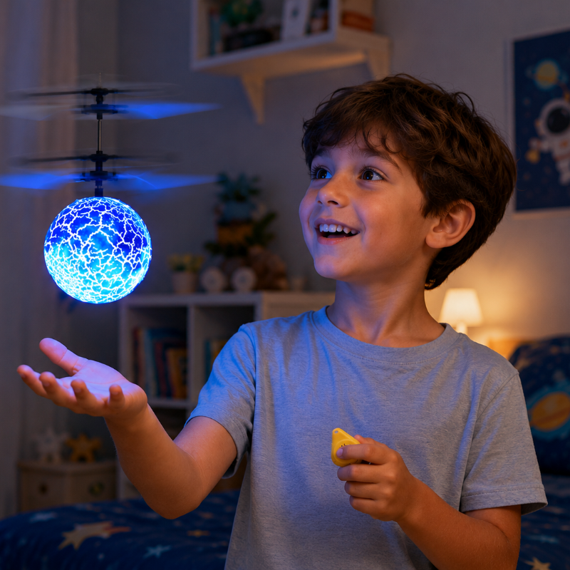 HoverFun – LED Light & Educational – Quadcopter Flying Drone