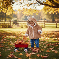 Thumbnail for CozyPrincess – Warm & Soft – Plush Girls' Jacket with Hood