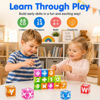 Thumbnail for LearnCube – Educational & Interactive – Magnetic Letter and Math Cubes