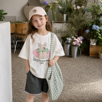 Thumbnail for SunnyKids – Comfortable & Cute – Oversized T-shirt with Cartoon Print