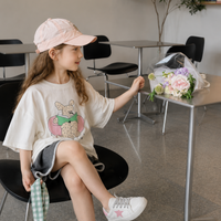 Thumbnail for SunnyKids – Comfortable & Cute – Oversized T-shirt with Cartoon Print