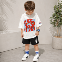 Thumbnail for TinyTrend – Casual & Stylish – Kids' T-Shirt with Colorful Print Design