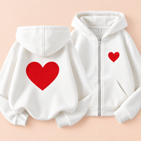 Thumbnail for LittleLove – Soft & Sweet – Kids' Hoodie with Heart Print
