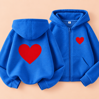 Thumbnail for LittleLove – Soft & Sweet – Kids' Hoodie with Heart Print