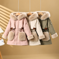 Thumbnail for CozyParka – Warm & Soft – Girls' Winter Coat with Plush Collar