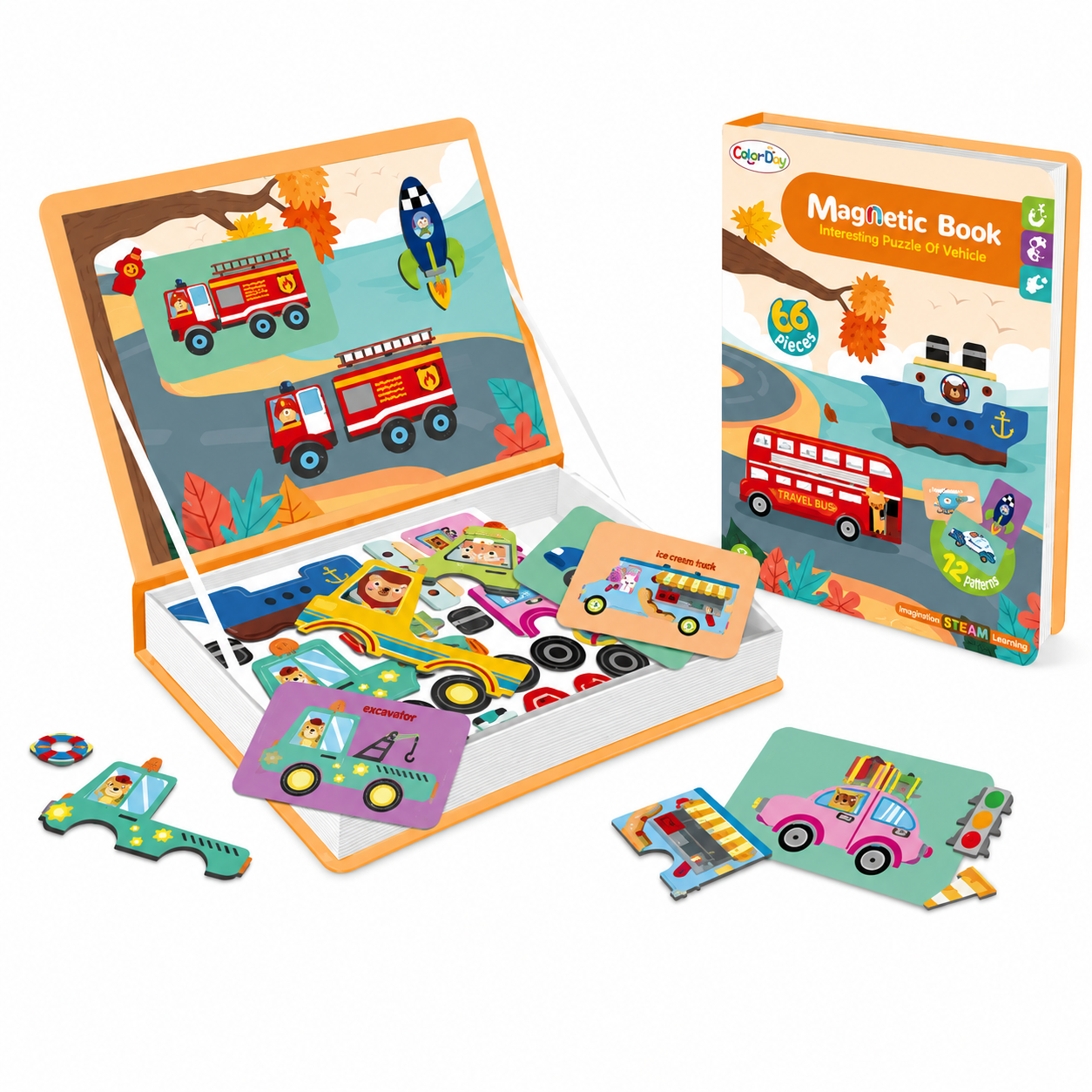 MagniPlay – Educational & Creative – Magnetic Puzzle Book