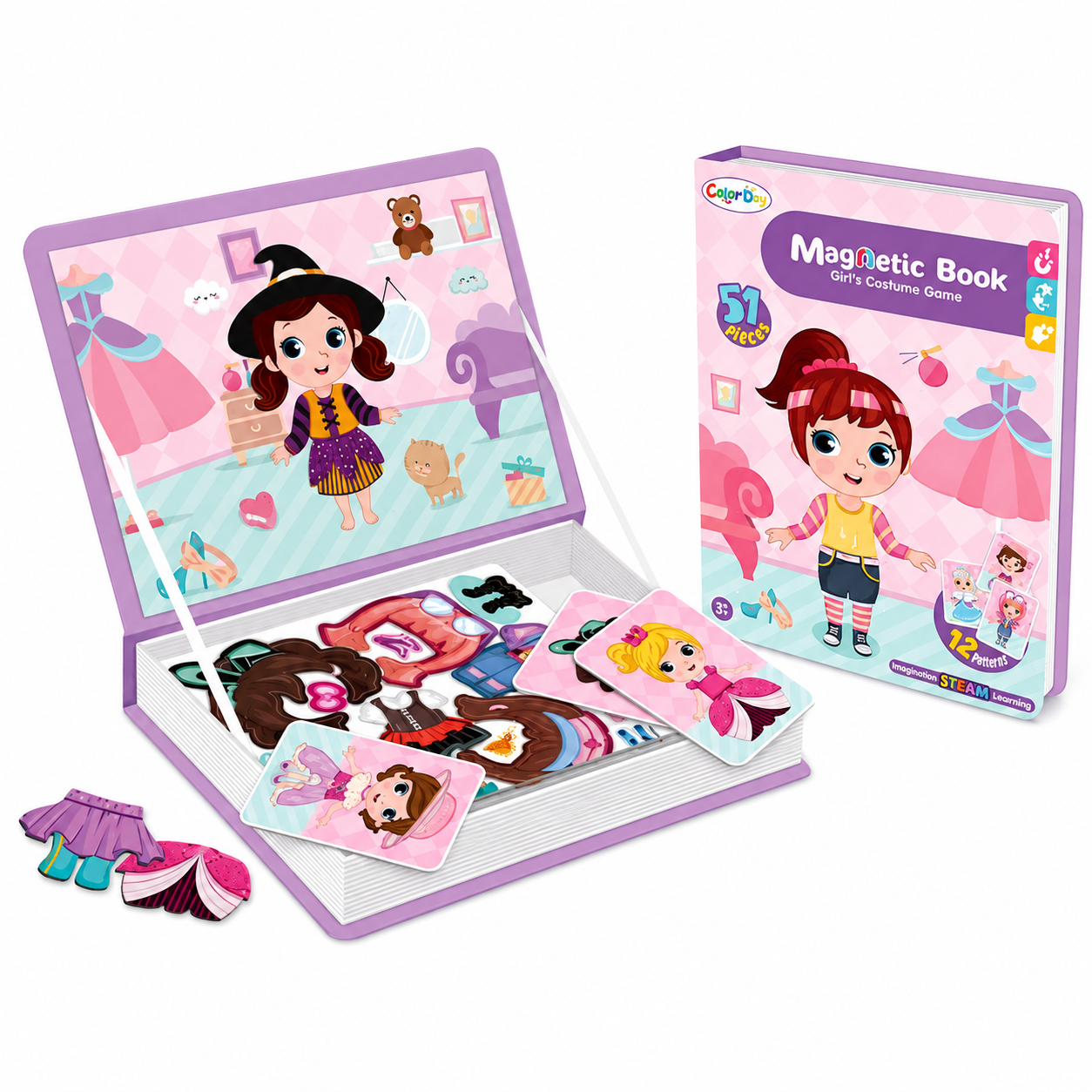 MagniPlay – Educational & Creative – Magnetic Puzzle Book