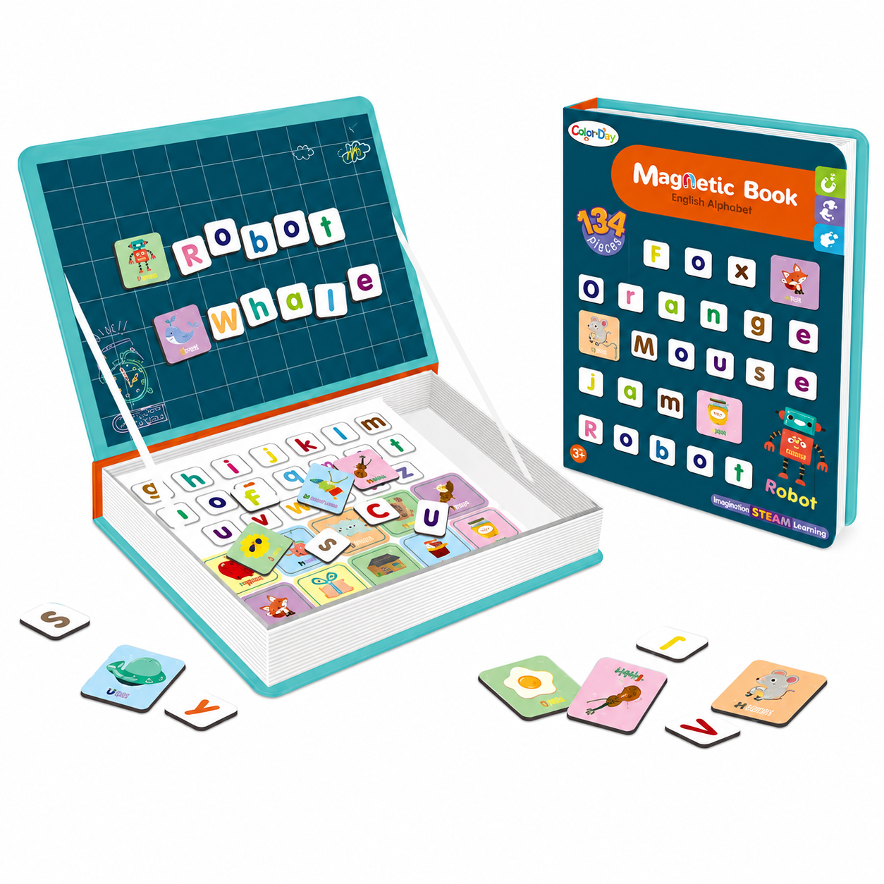 MagniPlay – Educational & Creative – Magnetic Puzzle Book