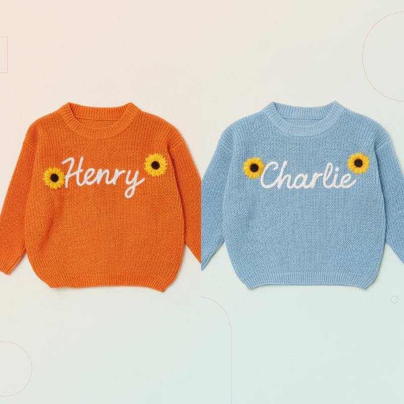 TinyStitch – Personalized Knitted Name Sweater for Children