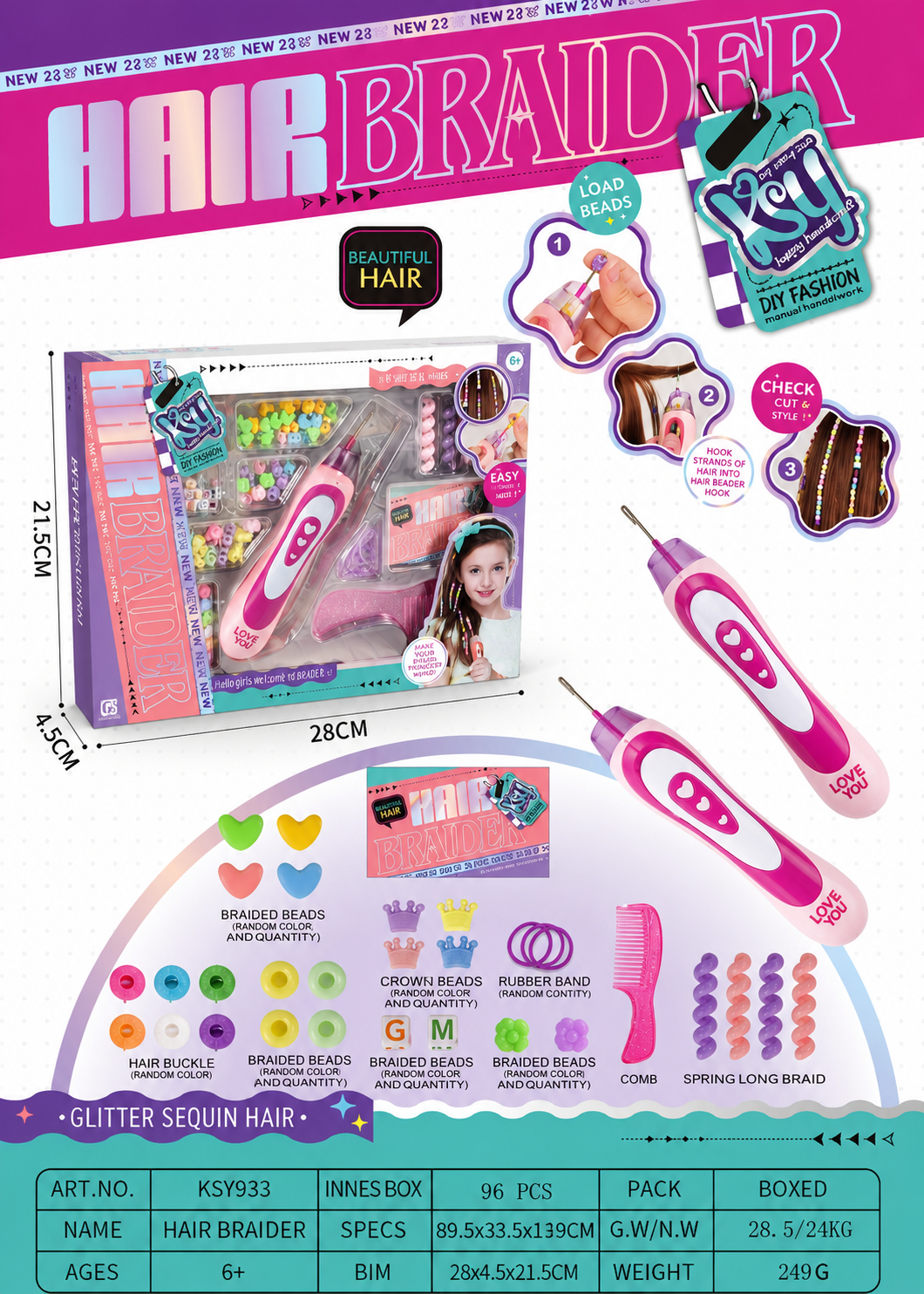 Magic Braid Machine™ - DIY Braiding Fun - Hair Braiding Machine