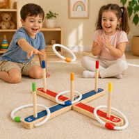 Thumbnail for Montessori Ring Toss Game – Active & Educational – Ring Toss Game