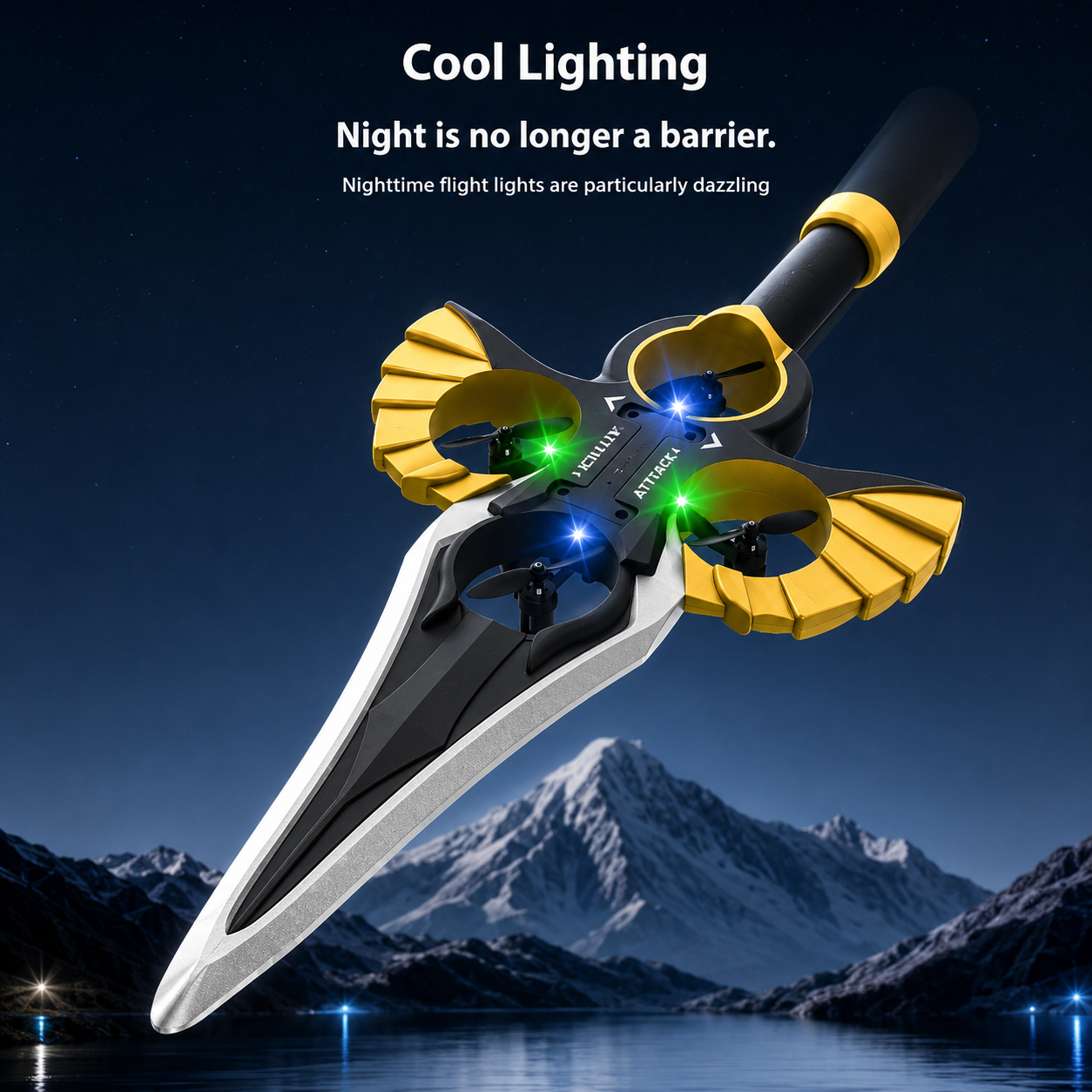 AirBlade – Fun & Interactive – RC Flying Toy with Sword Design