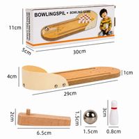 Thumbnail for MiniStrike – Fun & Interactive – Wooden Table Bowling Game