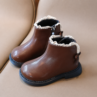 Thumbnail for Mini Fashion™ - Warm & Classic - Leather Booties