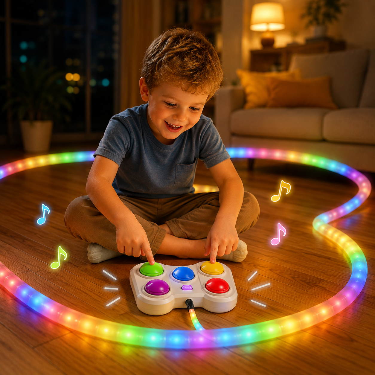 ColorRush – Fun & Challenging – A Light-Up Reaction Game with Color Buttons