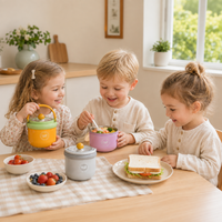 Thumbnail for MealMate – Practical & Insulated – Stainless Steel Lunch Bowl with Spoon