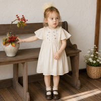 Thumbnail for Sleeveless Dress – Elegant & comfortable – Lace Collar Dress