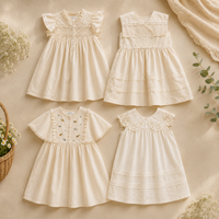 Thumbnail for Sleeveless Dress – Elegant & comfortable – Lace Collar Dress