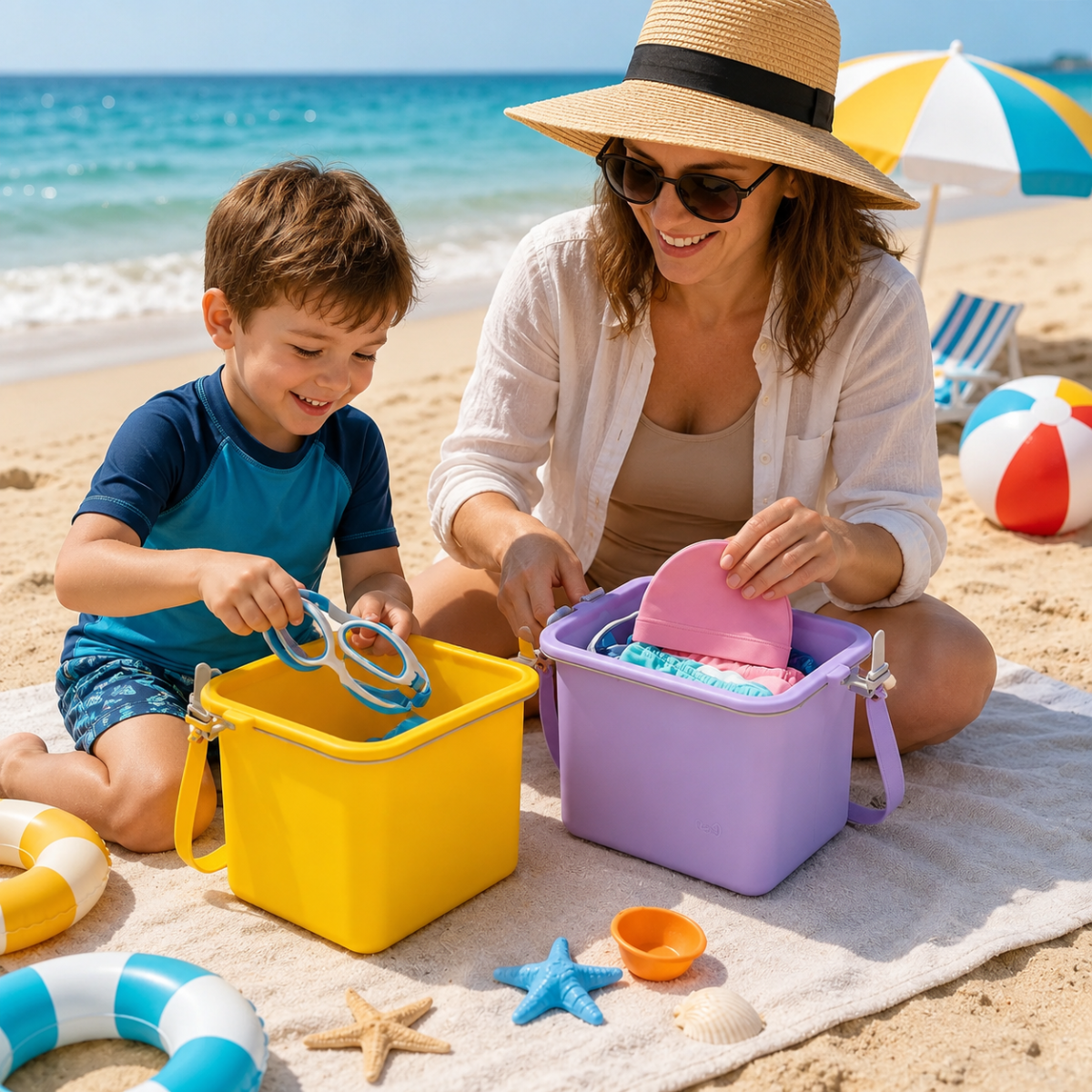 SeaBag – Water Fun & Practical – Large Waterproof Silicone Shoulder Bag