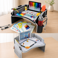 Thumbnail for TravelBuddy – Car & Essentials – Foldable Travel Tray for Kids