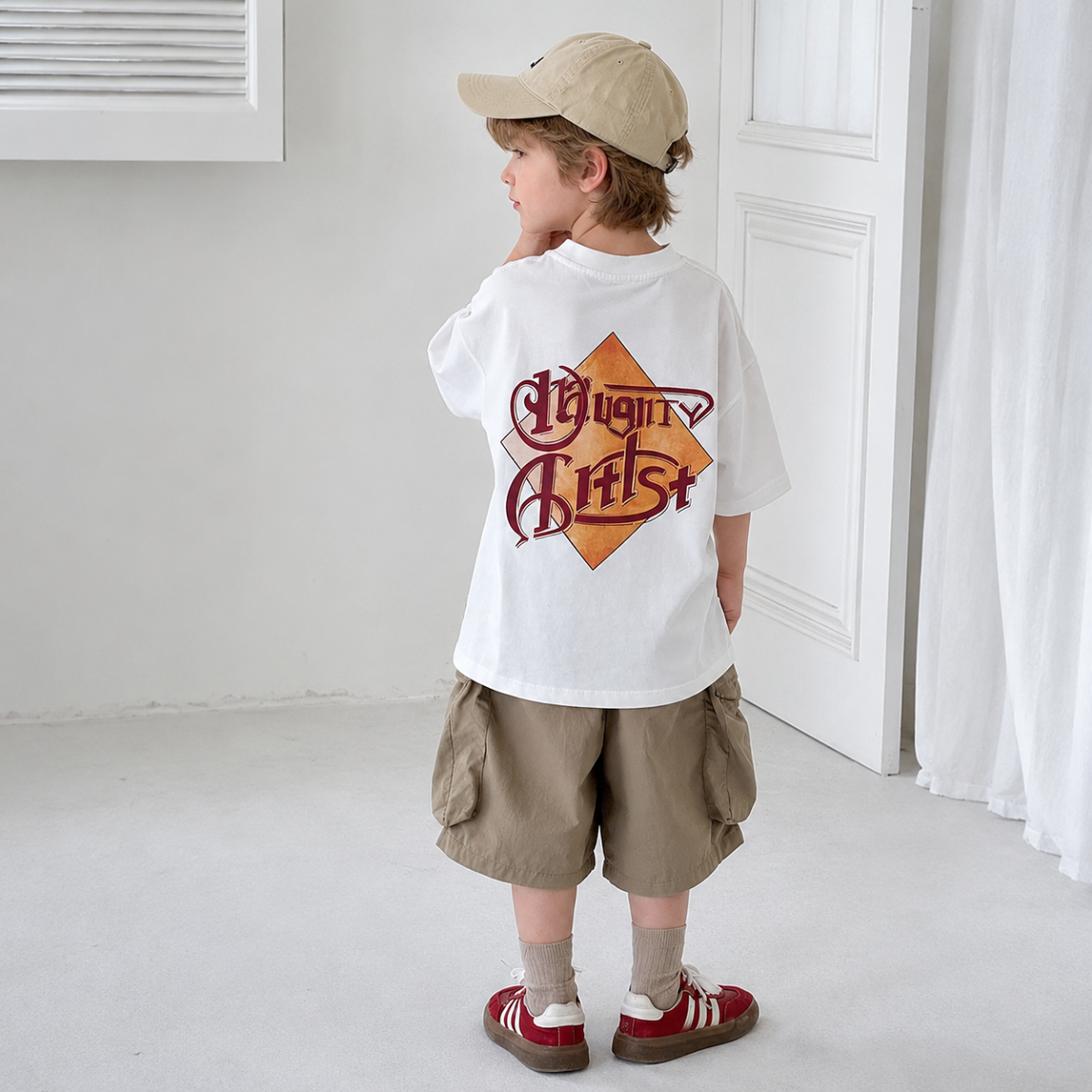 MushroomPlay – Casual & Streetwear – Oversized T-shirt with mushroom print