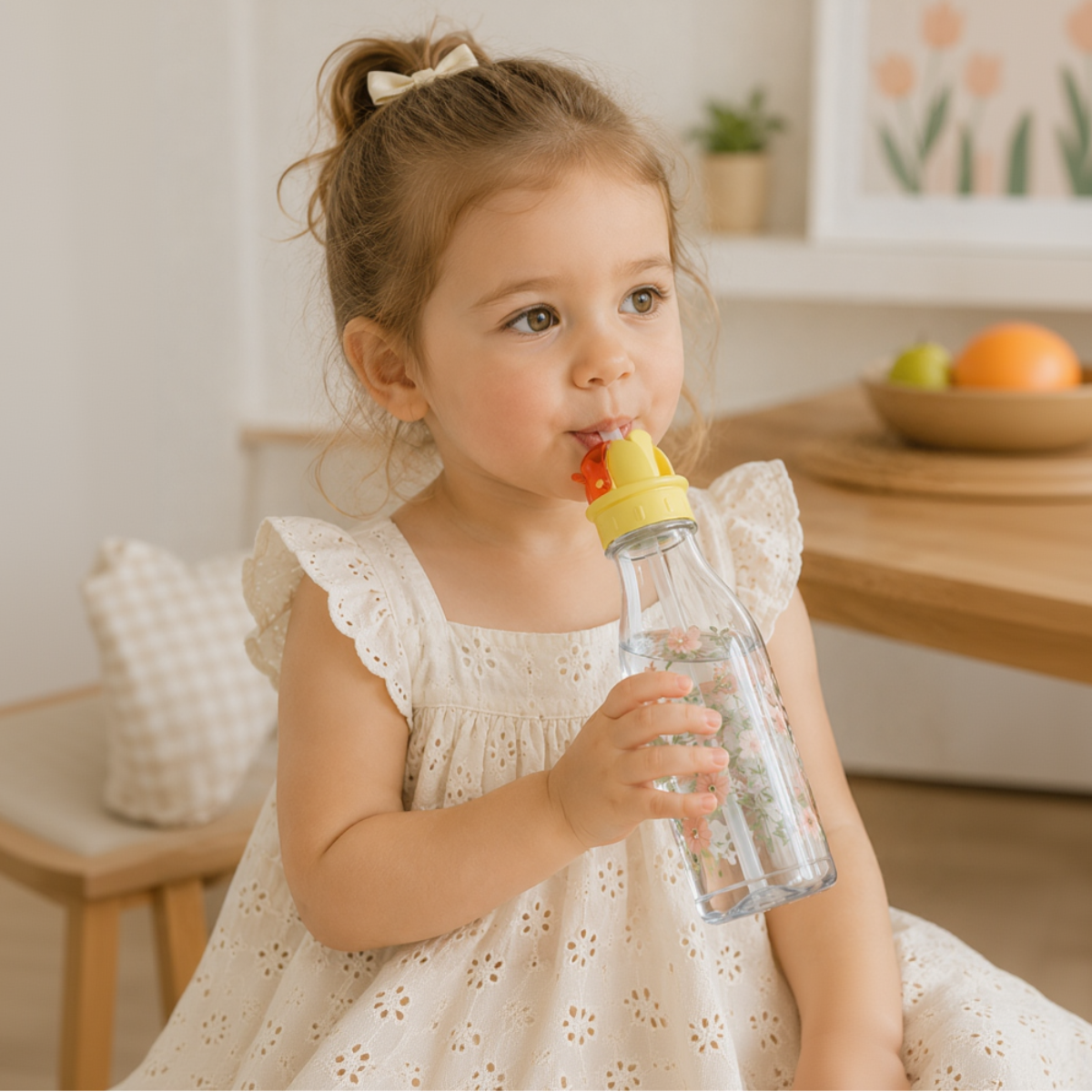 AquaSip – Drinking Fun & Practical – Reusable Bottle Cap for Kids