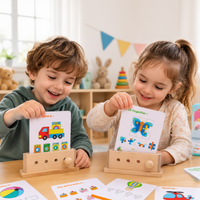 Thumbnail for BrainyKids – Logical & Fun – Wooden Educational Card Game