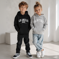 Thumbnail for MiniUrban – Cozy & Stylish – Hooded Sweatshirt with Los Angeles/New York Print