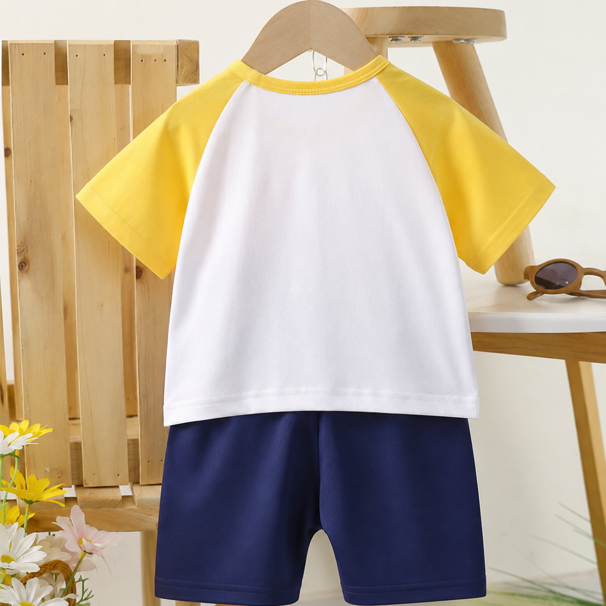 Mini Fashion™ - Lion print - Boys Summer Set